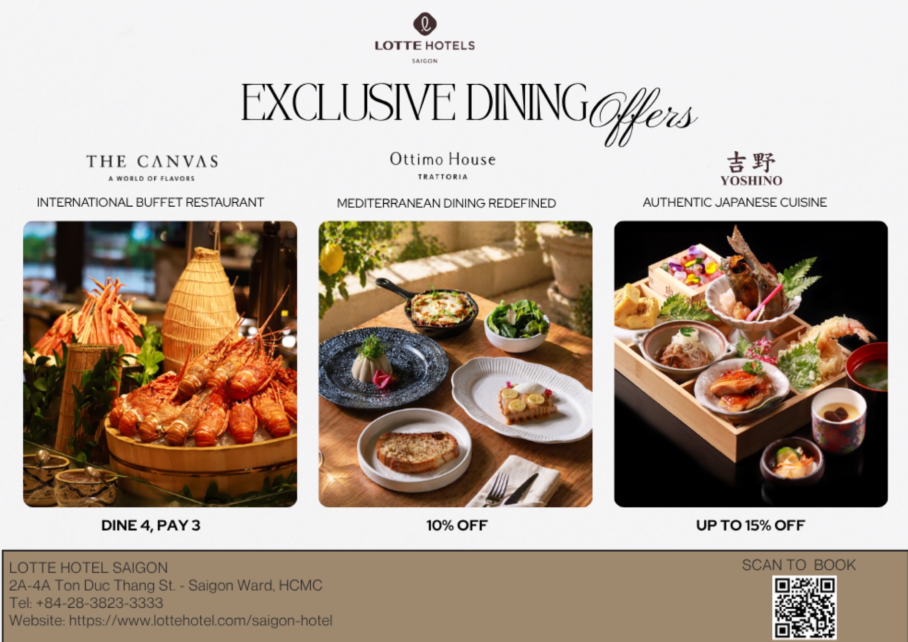 LOTTE HOTEL SAIGON to SUMMER DINING PRIVILEGES 16 Jun, 2026